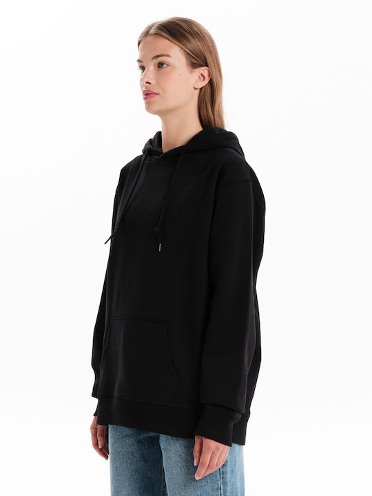 Basehit Women's Hooded Fleece Sweatshirt Black