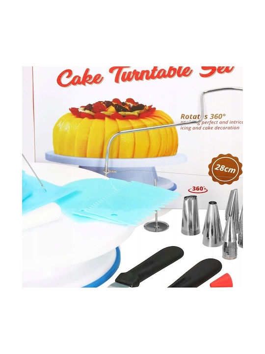 Pastry Set Rotating Platter 106 Pieces Templates Decorating Cakes Pastry Set Rotating Platter 106 Pieces Templates Decorating Cakes