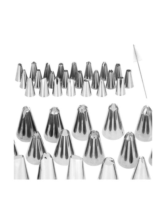 Set de Patiserie Platou Rotativ 37 Piese Șabloane Decorare Prăjituri