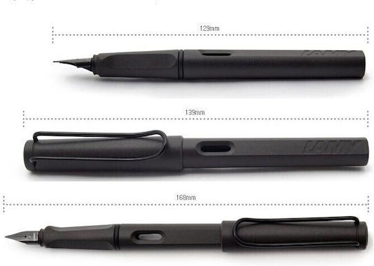 Lamy Safari Fountain Pen Medium Grey Plastic with Black Ink