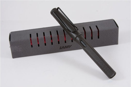 Lamy Safari Fountain Pen Extra Fine Grey Plastic with Black Ink