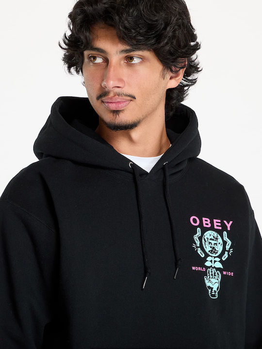 Obey Black with Hood