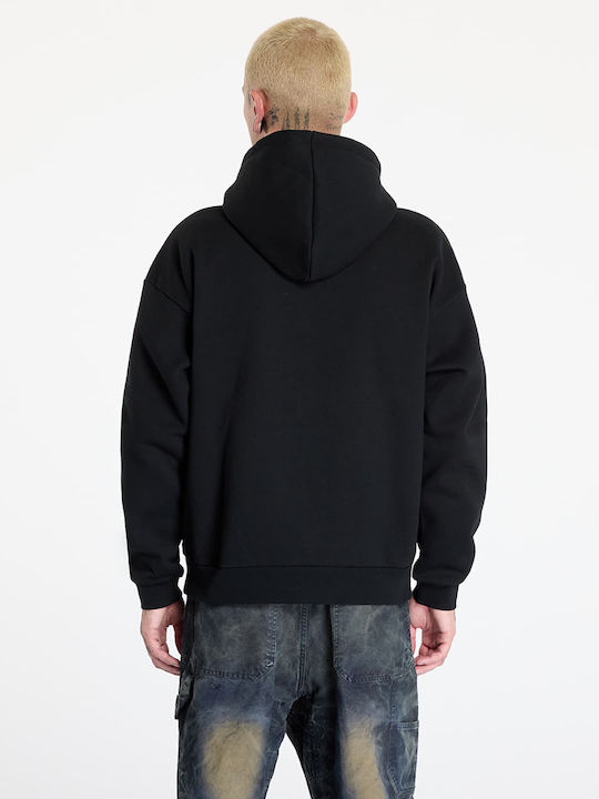 Extra Heavy Sweatshirt with Hood Black