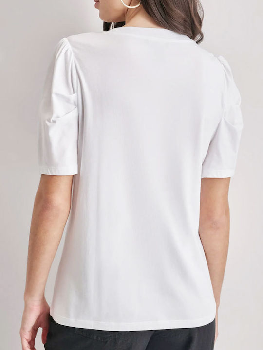 DKNY Damen T-shirt White