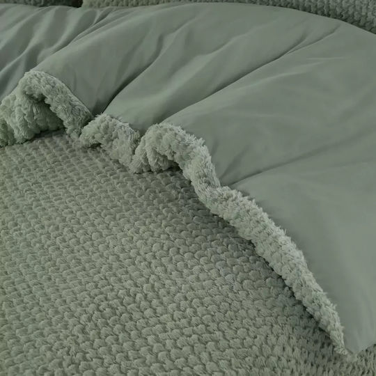 Sleeptime Duvet Cover Queen 240x220 Green