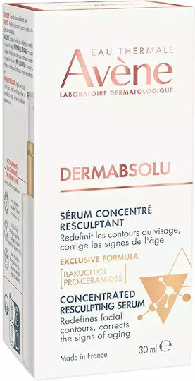 Eau Thermale Avène Dermabsolu Concentrated Ενυδατικό & Αντιγηραντικό Serum Προσώπου με Bakuchiol & Υαλουρονικό Οξύ για Λάμψη & Σύσφιξη 30ml