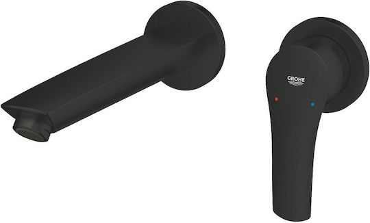 Grohe Eurosmart Wandarmatur Unterputzinstallation ohne Innenkörper 211 mm Mattschwarz