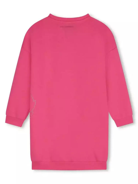 Rochie De Fete Mânecă Lungă Fuchsia