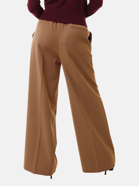Dama Tesatura Pantaloni Tabac maro