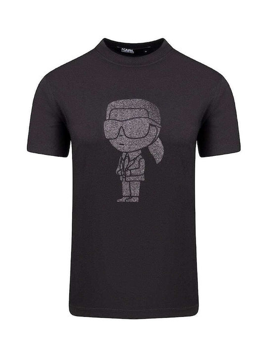 Karl Lagerfeld Men's Short Sleeve T-shirt BLACK