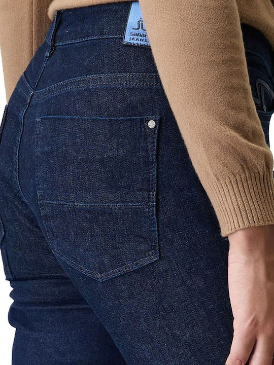 Hoch tailliert Damenjeans