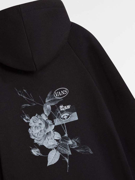Bluză Hanorac Cu Glugă Negru Damask