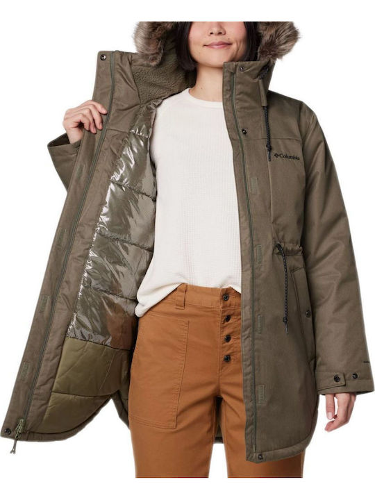 Mountain Ii Mid Insulated Scurtă Jachetă de femei tip parka Stone Green