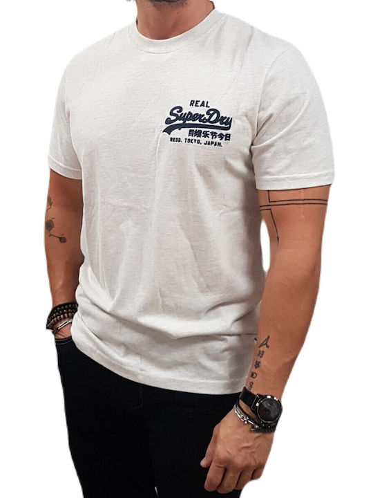 T-shirt Oat Cream Marl, Ecru