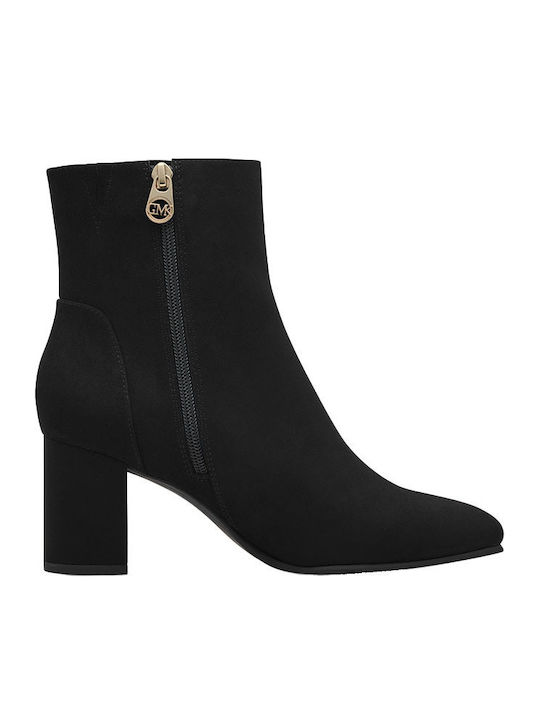 Suede Women's Ankle Boots Black
