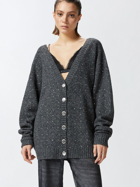 Pinko Women's Knitted Cardigan Gray