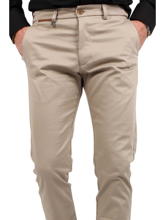 Vittorio Artist Vittorio Herrenhose in Normaler Passform Beige