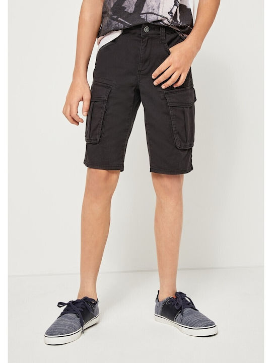 Șort/Salopetă Copii din Material Textil Negru