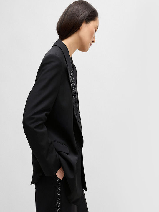 Boss Women's Double Breasted Blazer Black