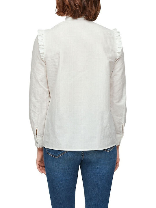 Women's Long Sleeve Shirt White