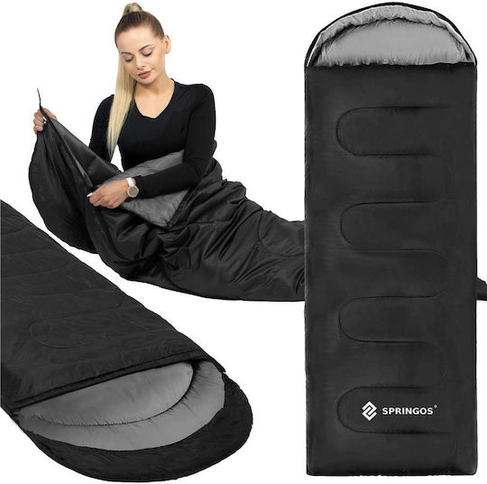 Sac de dormit Dublu Negru