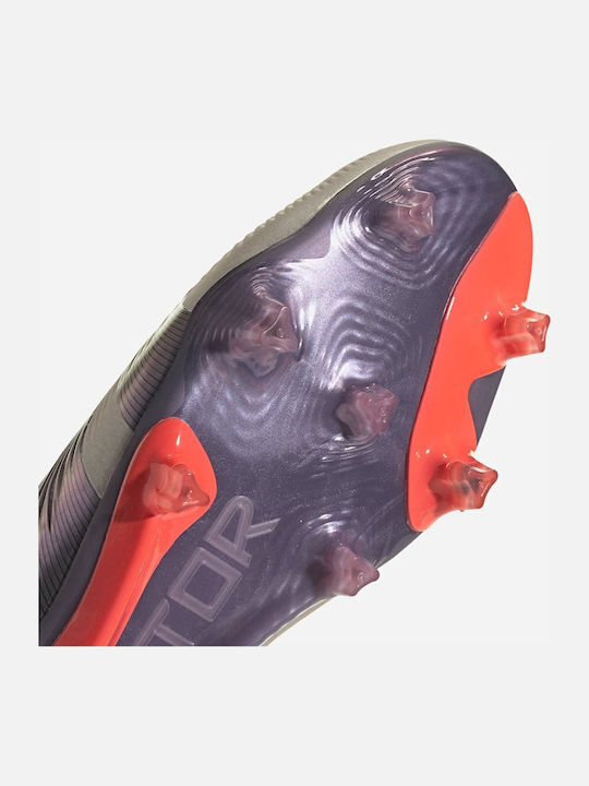 adidas Predator Elite Футболни Обувки с Бутони Сребристи