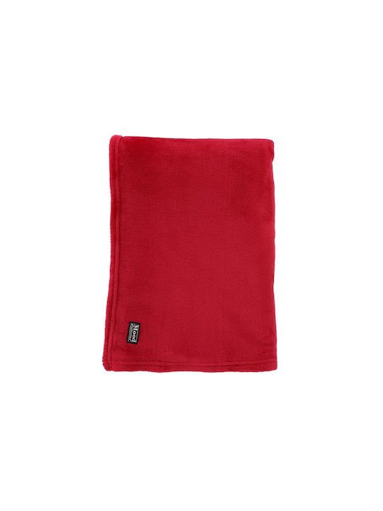 In the mood Collection Κουβέρτα Γούνινη Καναπέ 130x180εκ. Red