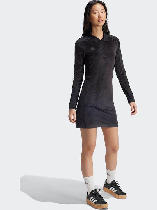 Tiro Q4 Mini Athletic Long Sleeve Black Dress