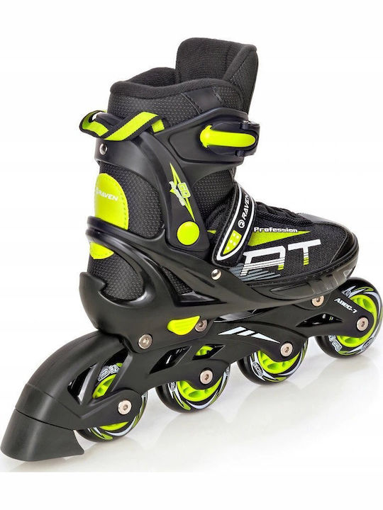 Inline Role Raven Black Green 35-39 M Kids