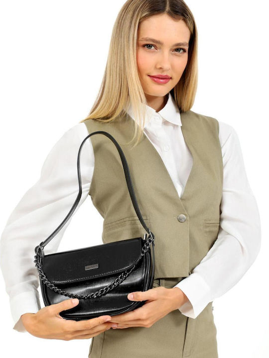 Doca Damen Tasche Schulter Schwarz