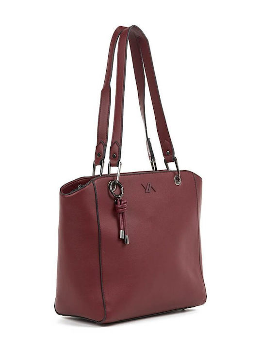 Verde Women's Bag Shoulder Burgundy