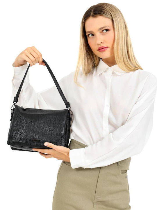 Doca Damen Tasche Schulter Schwarz