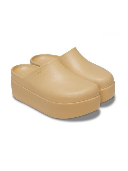 Crocs Clog Leather Clogs Beige