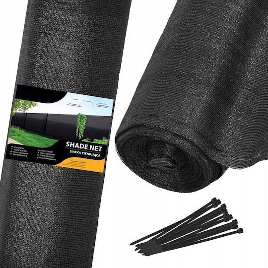 Shade Privacy Net Fence 1.5m Width 25m Length 140g Density Gray