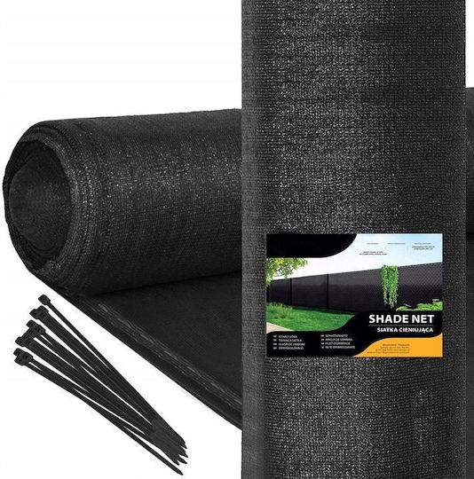 Shade Privacy Net Fence 1.5m Width 25m Length 140g Density Gray