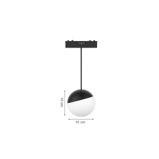 Inlight LED Комерсиално Линейно Осветление Светило Таван 6W Регулируемо бяло Ш10xД10см.