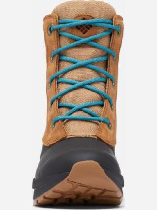 Moritza Shield Omiheat Suede Γυναικείες Μπότες Χιονιού Καφέ