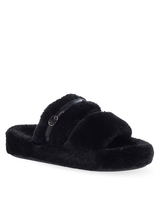 Parex Winter Damen Hausschuhe in Schwarz Farbe