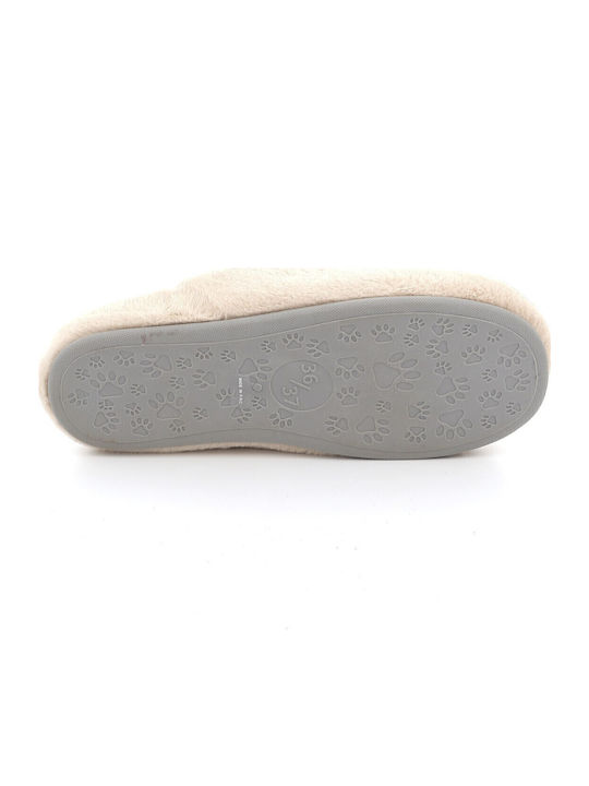 Popeye Winter Women's Slippers Beige