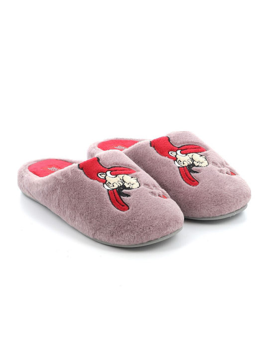 Popeye Winter Women's Slippers Purple