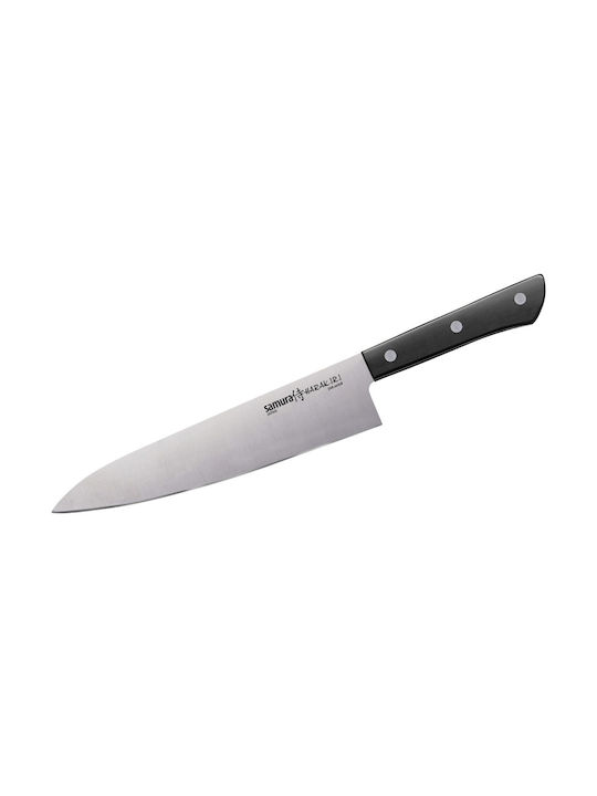 Samura Harakiri Knife Chef made of Stainless Steel 20.8cm SHR-0085B 1pcs