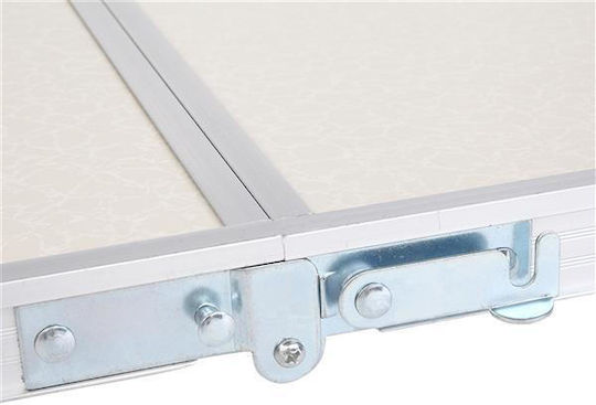Сгъваема метална маса градинска плажна пикник MDF плот 60x40x27см R