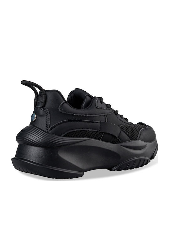 Damen Chunky Sneakers Schwarz