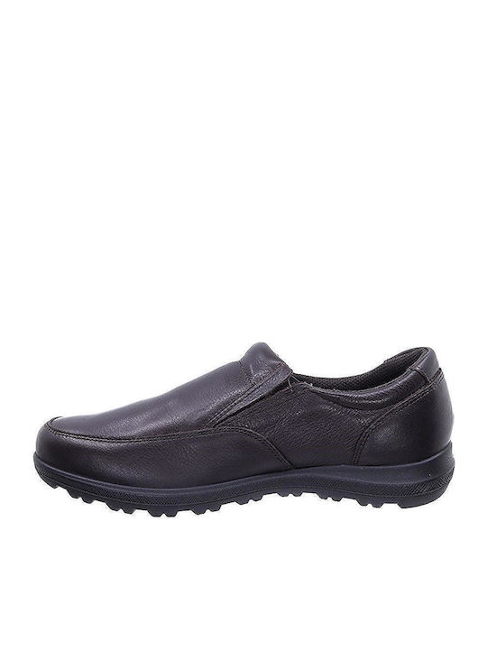 Δερμάτινα Ανδρικά Loafers σε Καφέ Χρώμα