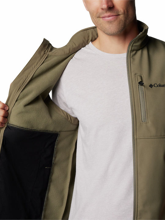 Columbia Ascender Ii Fără mâneci Geacă pentru bărbați Softshell Impermeabil și rezistent la vânt GREEN