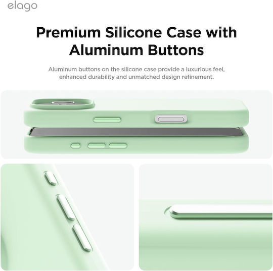 Elago Back Cover Silicon 1.7mm Verde (iPhone 16 Pro)