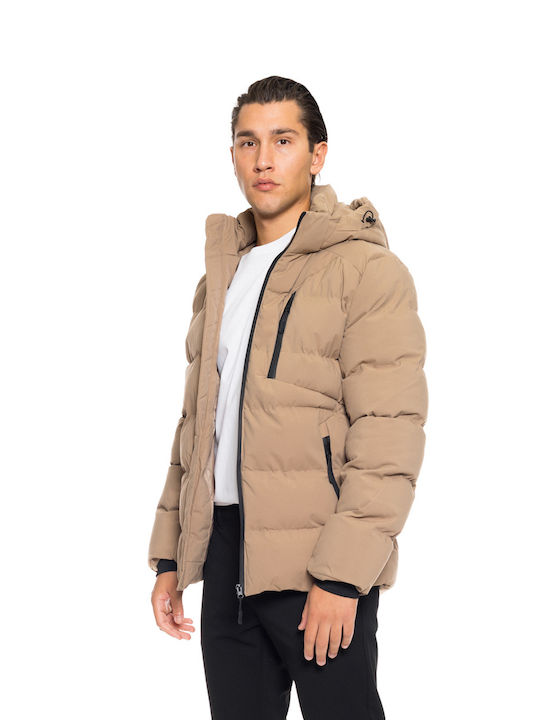 Biston Herren Jacke Lässig Beige