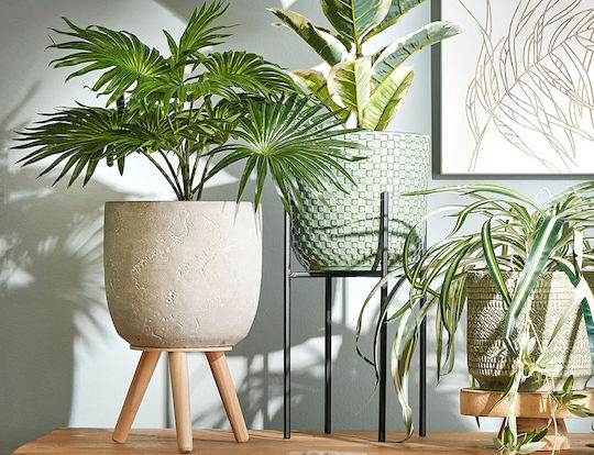 Mica Plant Pot Concrete Gray