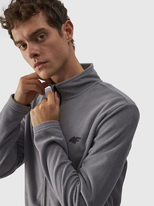 Ανδρική Ζακέτα Fleece Γκρι