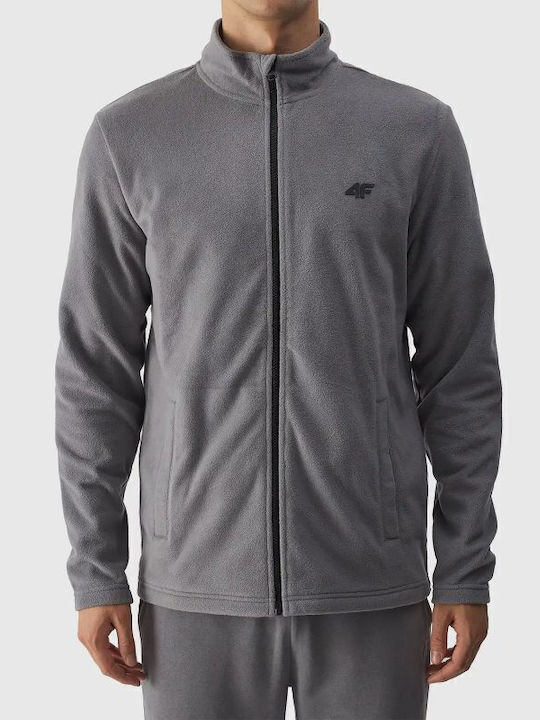 Ανδρική Ζακέτα Fleece Γκρι